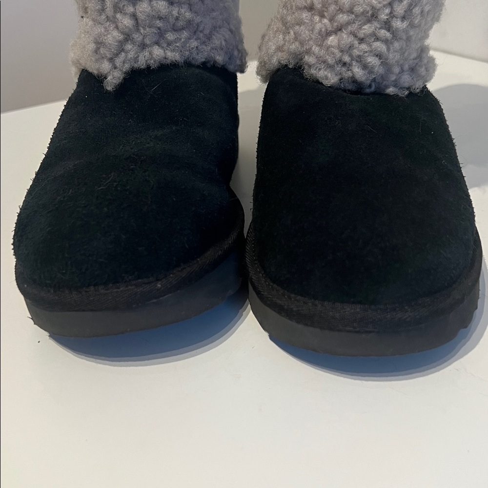 Ugg Patchwork Fluff Classic Short Bootie In Black… - image 7